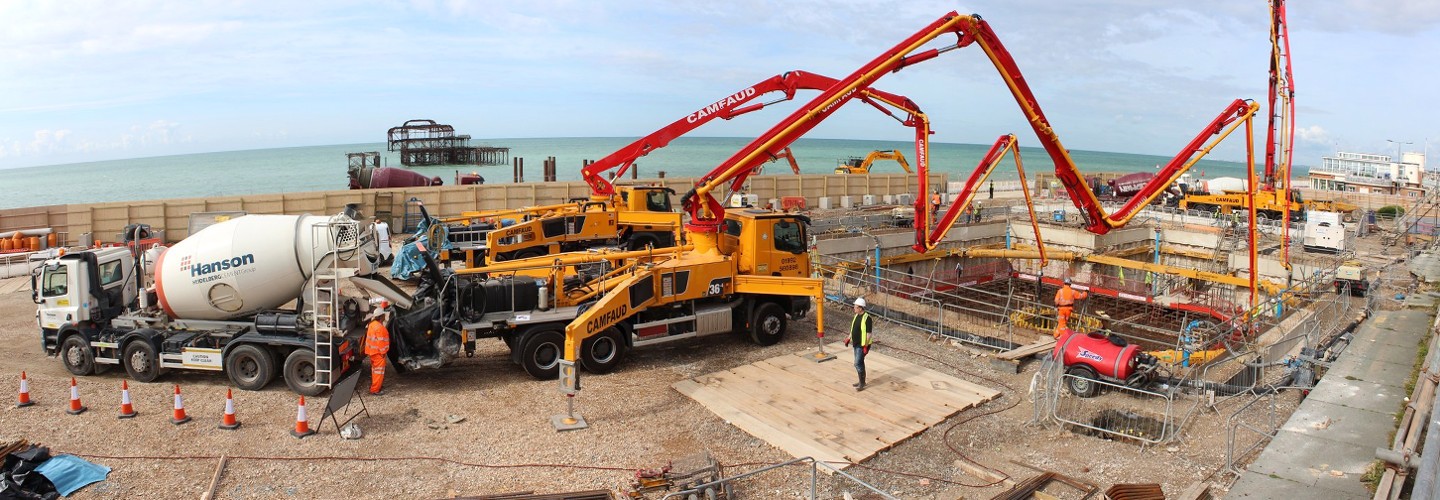 Betonpumpe Sicherheitsbetrieb Delivering the Concrete Taichang MACHINERY COMPANY