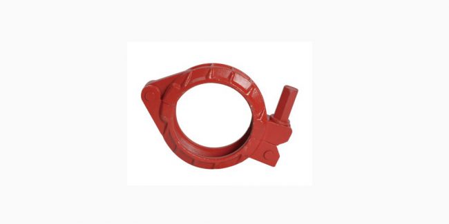 Concrete pump snap forged clamp