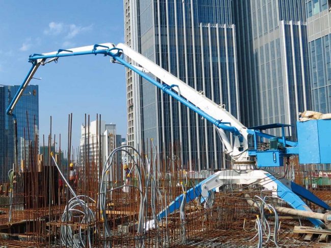Mobile Hydraulic Spider Concrete Placing Boom for sale