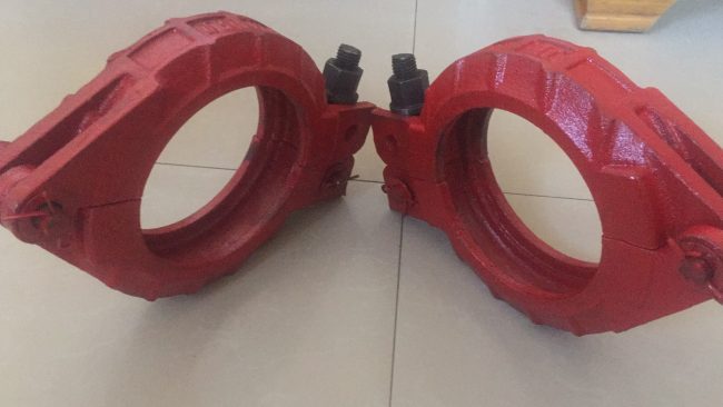 concrete pump pipe clamp