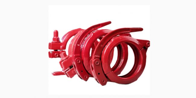 2.5" Heavy Duty Snap Clamp For Concrete Line Pumping - Solid Link, Includes Gasket