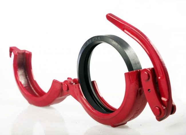 Putzmeister DN125 forged Wedge clamp