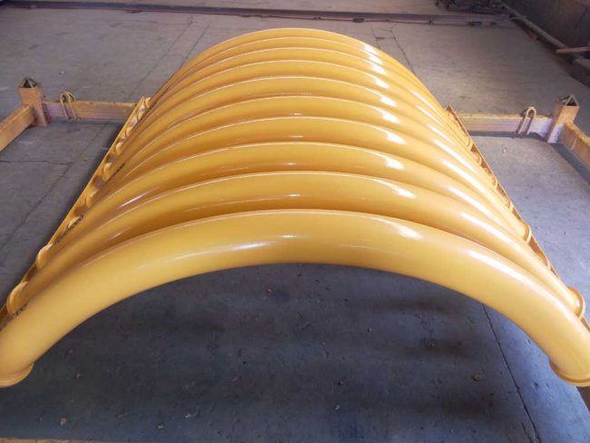 concrete pump bend