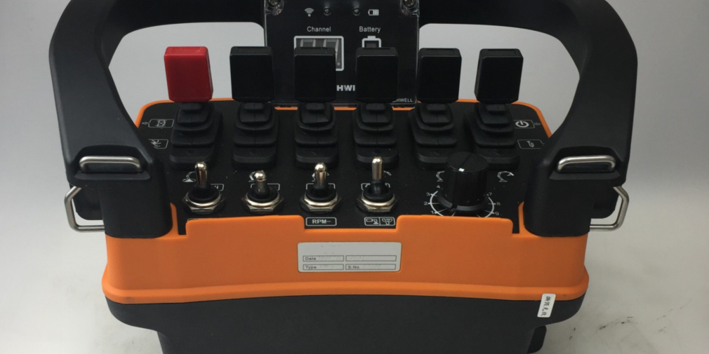 pam konkrit 5 senjata HBC 727 Kawalan jauh dengan paparan LCD