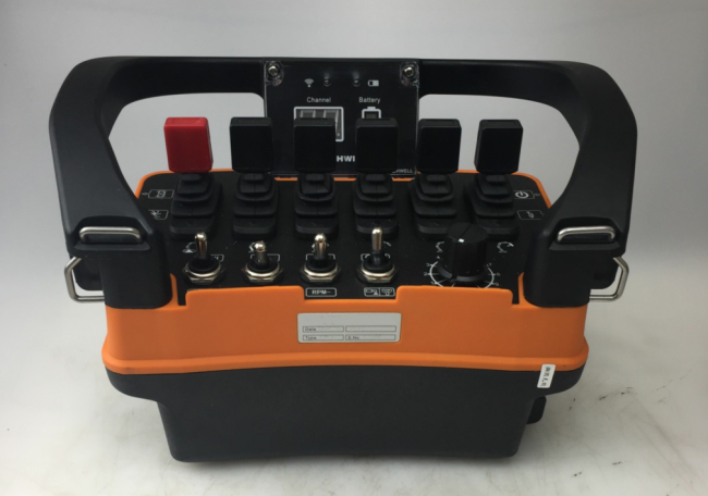 Concrete pump 5 arms HBC 727 Remote Control with LCD display